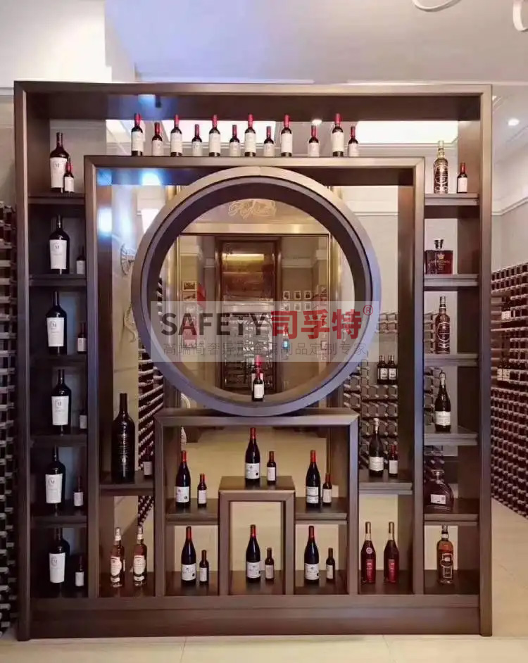 酒柜放到哪里合適？什么酒柜顯得高檔？【不銹鋼酒柜(圖2)