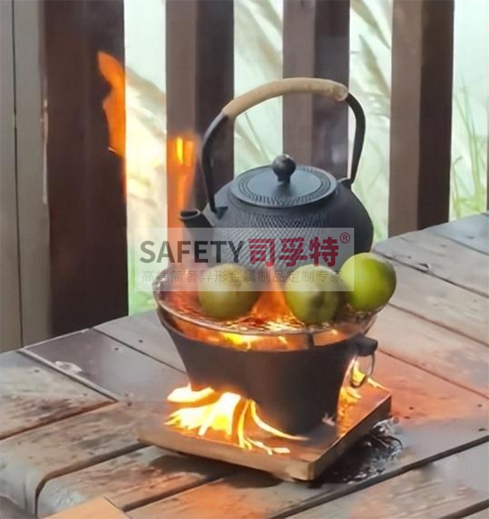 圍爐煮茶小貼士：火災(zāi)、中毒、燙傷需防范[精制鋼圍爐茶桌](圖1)