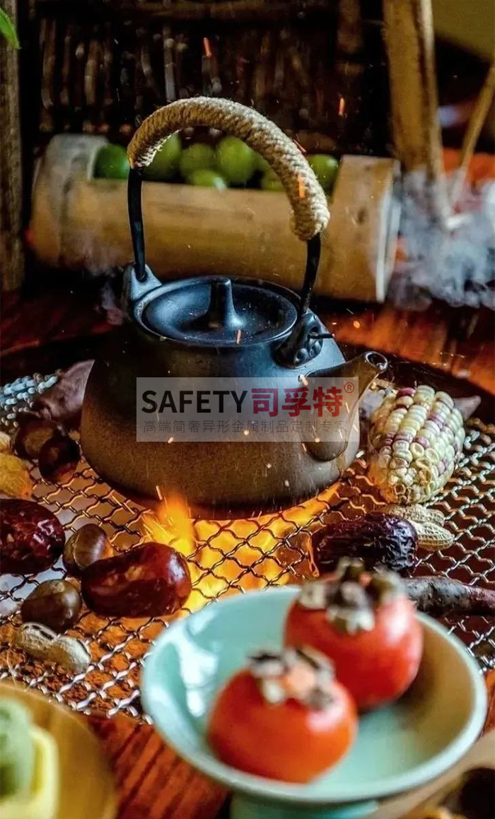 圍爐煮茶小貼士：火災(zāi)、中毒、燙傷需防范[精制鋼圍爐茶桌](圖2)