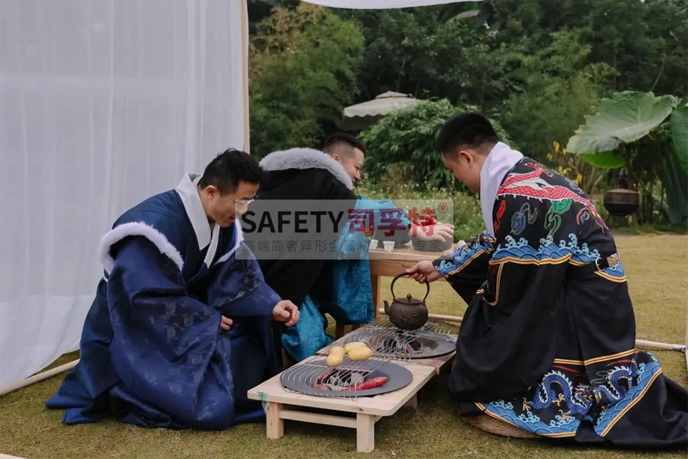 “圍爐煮茶”與非遺相互引流，潮流與文化傳承并不沖突[精致鋼圍爐，炭火爐](圖2)